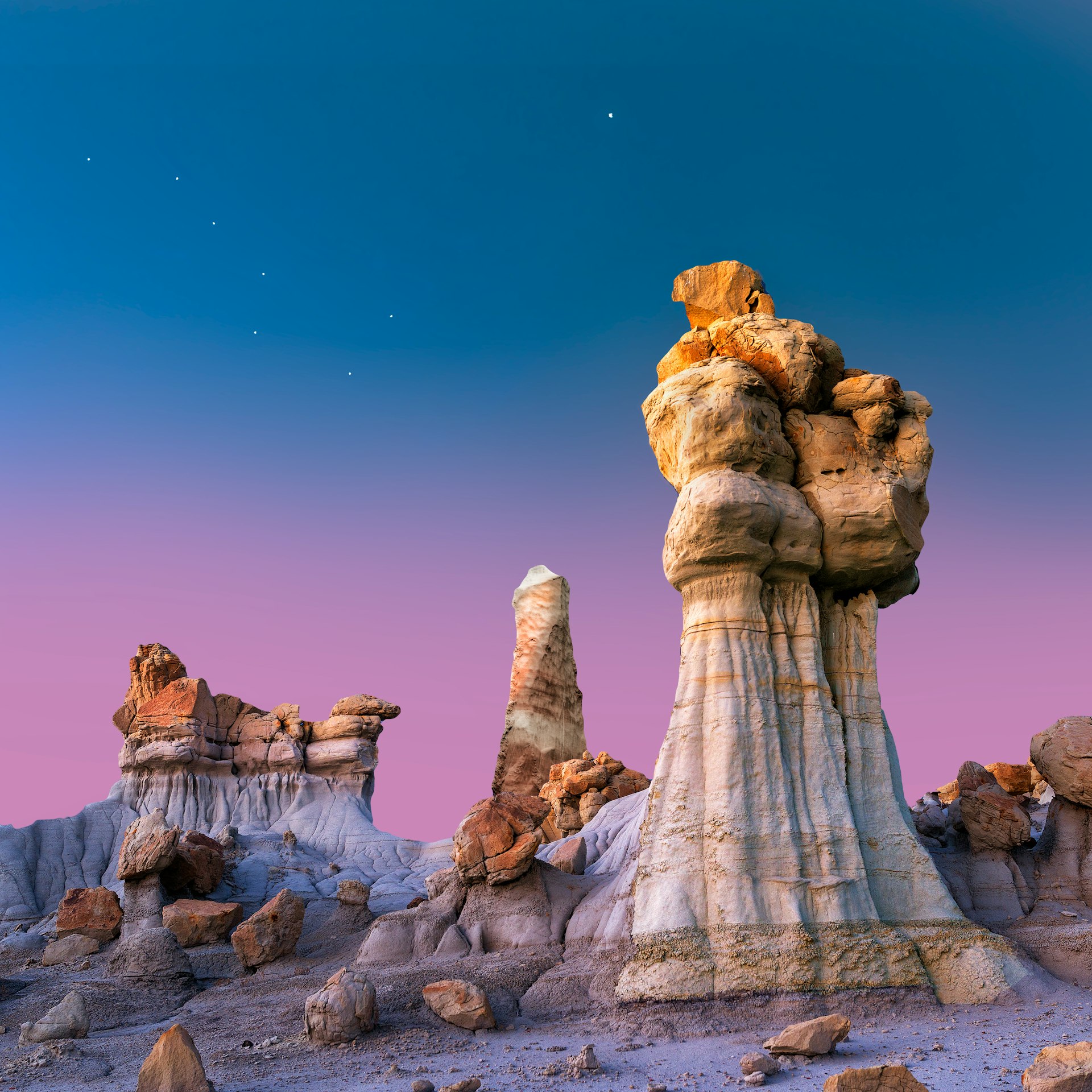 brown rock formation